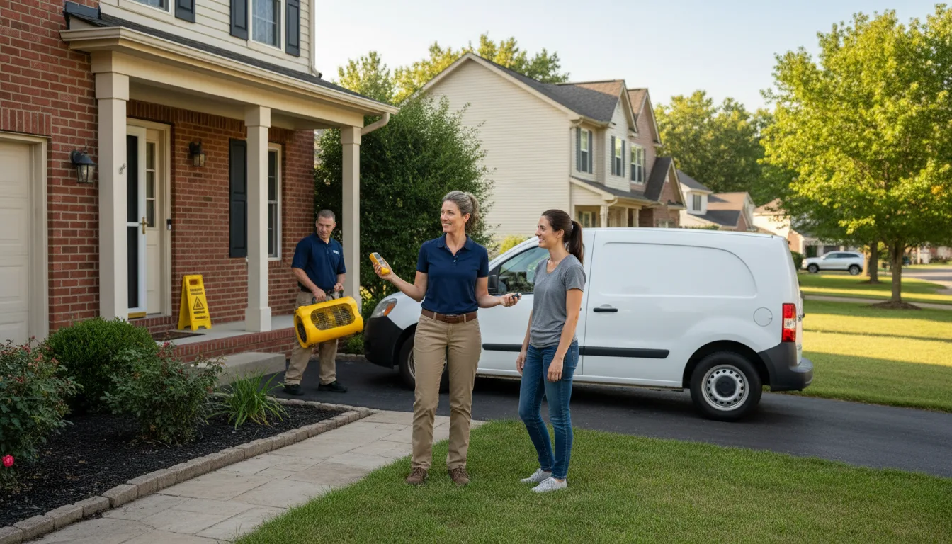 Residential water damage restoration in Hansville, WA